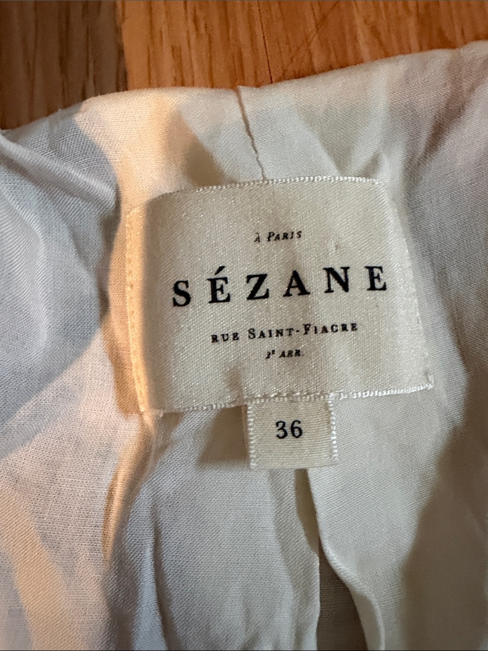 Sezane Sarah Floral Wrap Dress Size 36 - Picture 6 of 8